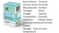 Sunitinib 50 Mg Price In India