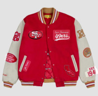 49ers Letterman Jacket – Show Your San Francisco 49ers Pride in Classic Varsity Style