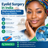 Cost of Eyelid Surgery in India for Congo Patients