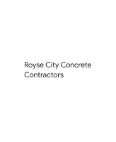 Royse City Concrete Contractors