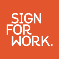 Sign for Work