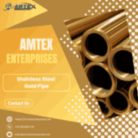 Stainless Steel Gold Pipes Manufacturer