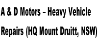 A & D Motors – Heavy Vehicle Repairs (HQ Mount Druitt, NSW)