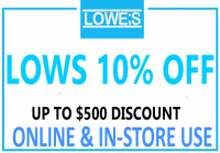 Save $20 with Lowe’s in Store and Online Coupon