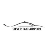 Silver taxi airport